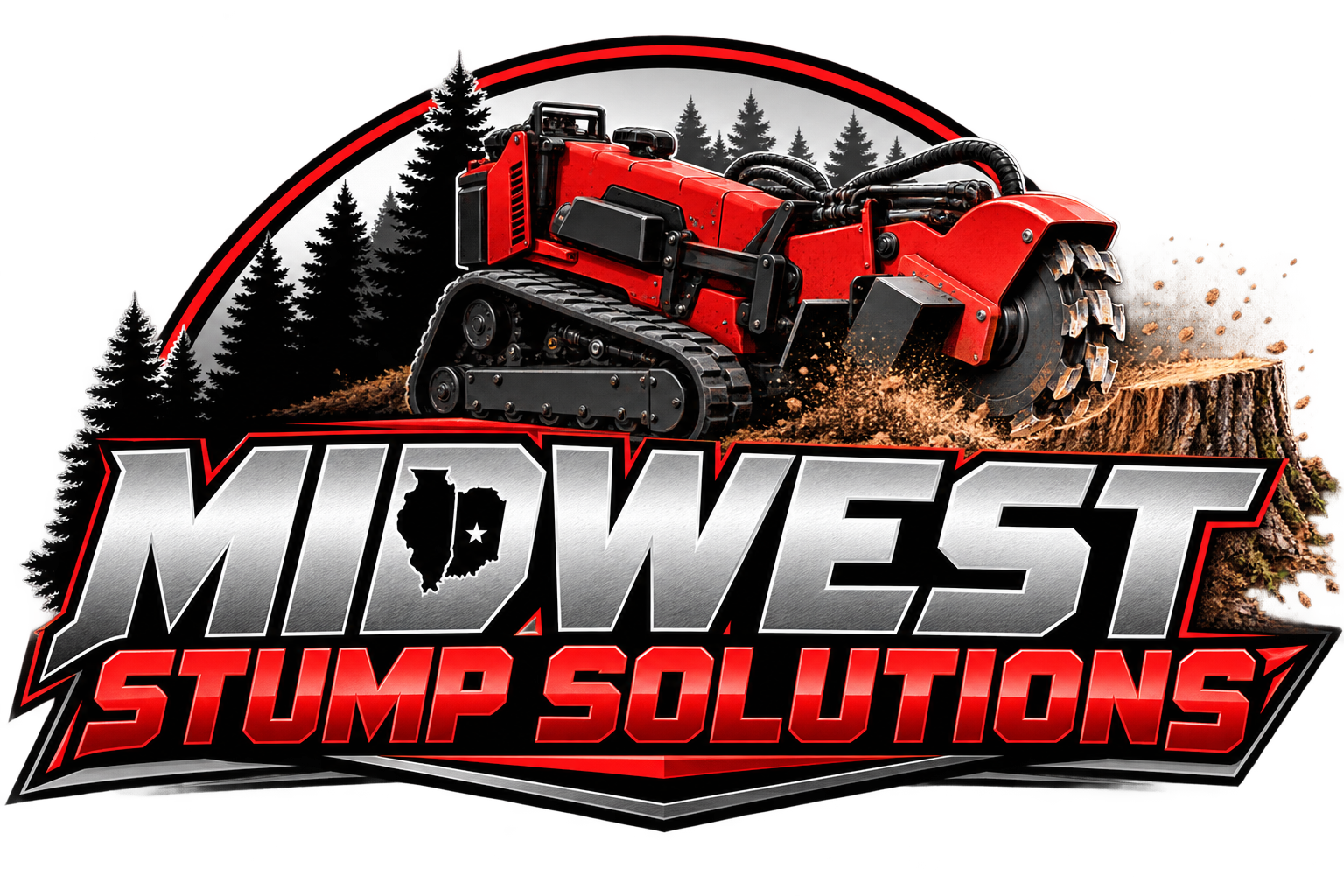 Midwest Service Map Midwest Stump Solutions | Stump Grinding & Tree Services